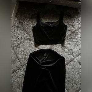 Windsor Black Skirt Set